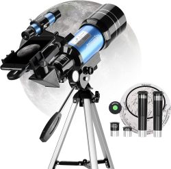Amazon: Aomekie 300/70mm Teleskop mit Smartphone Adapter und Stativ mit Gutschein für nur 20,99 Euro statt 69,99 Euro