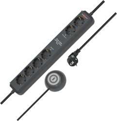 Brennenstuhl Eco-Line Comfort Switch Plus 6-Fach Steckdosenleiste mit beleuchteten Fußschalter für 13,27 € (20,32 € Idealo) @Amazon