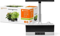 LEDVANCE Indoor Garden KIT Pro 360 BK mit Wachstumlampe mit Timerfunkton und 6 Pflanzen-Fächer für 39,99 € (52,30 € Idealo) @Amazon