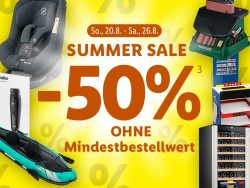 Lidl: Jetzt 50% Rabatt mit Gutschein auf alles im Summer Sale ohne MBW