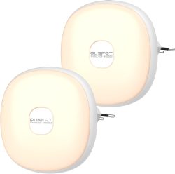 Amazon: 2 Stück OUSFOT Steckdosen Nachtlichter mit Dämmerungssensor mit Gutschein für nur 6,99 Euro statt 13,99 Euro