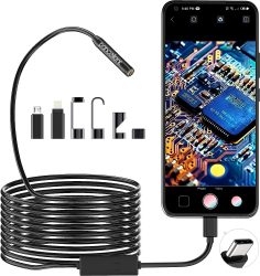 Amazon: Pancellent 1920P HD Endoskop mit 8 LED Leuchten für Android und iOS Smartphone mit Gutschein für nur 18,94 Euro statt 37,90 Euro