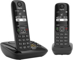 Gigaset AS690A Duo – 2 Schnurlose DECT-Telefone mit Anrufbeantworter für 49,99 € (64,99 € Idealo) @Amazon