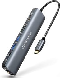 Amazon: CableCreation 7 in 1 USB C Hub Multiport Adapter mit Gutschein für nur 26,99 Euro statt 53,99 Euro