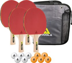 Joola Family – Tischtennis-Set mit 4 Schlägern, Tischtennisbällen und Tragetasche für 15,03 € (19,90 € Idealo) @Amazon