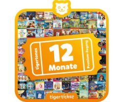 tigerticket 12 Monate – Premium Zugang zur tigerbox Streaming-Abo für Hörspiele und Kinderlieder für 59,61€ statt PVG  laut Idealo 72,15€ @amazon