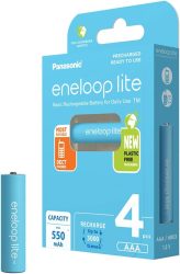 4er-Pack Panasonic eneloop lite 550 mAh AAA/Micro wiederaufladbare Akkus für 5,09 € (13,96 € Idealo) @Amazon