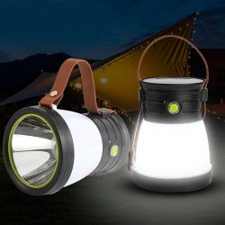 Amazon: LETOUR aufladbare LED Campinglampe mit Gutschein für nur 14,99 Euro statt 29,99 Euro