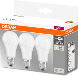 3-er Pack Osram Star Classic E27 14W Warmweiß LED Lampen für 5,99 € (9,84 € Idealo) @Amazon