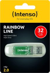 Amazon: Intenso Rainbow Line 32 GB USB 2.0 Stick für nur 2,90 Euro statt 7,98 Euro bei Idealo