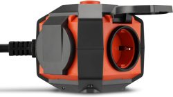 REV PowerGlobe Mehrfach-Steckdosenwürfel 3680W mit Schalter für 14,99 € (24,95 € Idealo) @Amazon & Globus