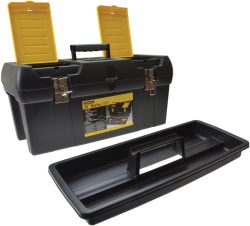 Stanley Millenium Werkzeugbox mit Metallschließen und herausnehmbarer Ablage für 16,45 € (22,22 € Idealo) @Amazon
