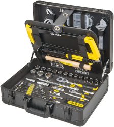 Stanley STMT98109-1 142-teiliges Werkzeug-Set im Aluminium Wartungskoffer für 168 € (195,15 € Idealo) @Amazon