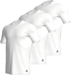 Amazon: 3er Pack adidas Herren Baselayer-Shirts aus 100% Baumwolle für nur 24,64 Euro statt 32,29 Euro bei Idealo