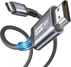 Amazon: JSAUX USB-C auf HDMI Kabel (2m) für 5,93€ statt 10,99€ (2 Coupons)
