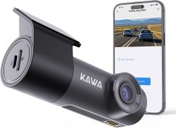 Amazon: KAWA 2K 1296P WiFi Dashcam mit Nachtsicht, Parküberwachung, G-Sensor und App mit Coupon und Gutschein für nur 29,99 Euro statt 59,99 Euro