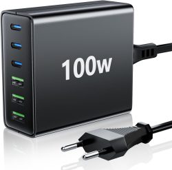 Amazon (Prime): FINIBO 6-Port USB-A und USB C 100W Schnellladegerät mit Coupon und Gutschein für nur 11,99€ statt 28,99€