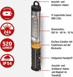 Brennenstuhl WL 500 A LED Akku Werkstattleuchte für 15,69 € (21,68 € Idealo) @Amazon