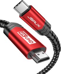 Amazon: JSAUX USB-C auf HDMI Kabel (3m) für 10,89€ statt 16,99€ (durch 2x 20% Coupons)