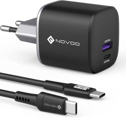 Amazon: NOVOO 67W GaN Ⅲ USB C Netzteil und Schnellladegerät + 100W Typ-C Kabel mit Coupon und Gutschein für nur 14,84 Euro statt 32,99 Euro