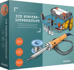 Franzis Die Roboter-Lötwerkstatt Inkl. Lötkolben, Lötzinn und allen Bauteilen für 29,95 € (40,67 € Idealo) @Franzis