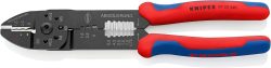 Knipex Crimp-Zange 240 mm (97 22 240) für Kabelschuhe und Flachsteckverbinder mit Abisolier- und Scheidfunktion für 18,46 € (23,16 € Idealo) @Amazon