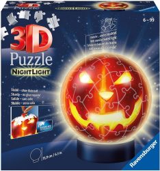 Amazon: Ravensburger 3D Puzzle Kürbiskopf Nachtlicht 72-teilig für nur 11,70 Euro statt 21,90 Euro bei Idealo