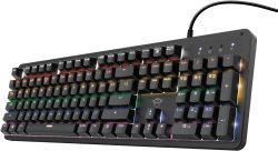 Trust GXT 863 Mazz Mechanische Gaming Tastatur mit 14 Farbmodi und DE Layout für 17,49 € (38,84 € Idealo) @Amazon